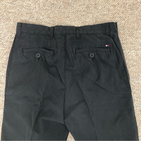 Mens Tommy Hilfiger Black Trousers Size 30 - Picture 4 of 4